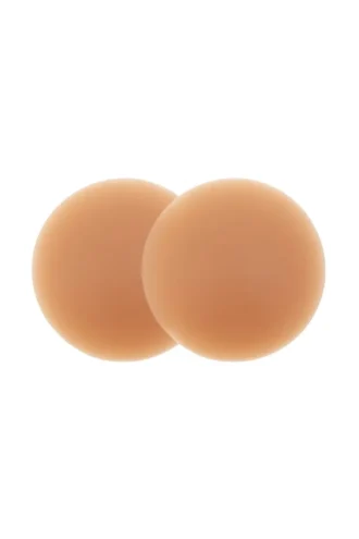 Acoperitoare pentru sfârcuri din silicon reutilizabile Intimates, culoare Almond