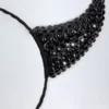 Bandă pentru păr Vixena Devil Horns în negru Bandă pentru păr Vixena Devil Horns în negru