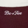 Bluză ajustată cu mâneci lungi din tricot, în culoarea Burgundy Bluză ajustată cu mâneci lungi din tricot, în culoarea Burgundy