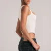Bluză Vivee din modal cu guler pătrat, culoare ivoriu Bluză Vivee din modal cu guler pătrat, culoare ivoriu