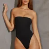 Body Allegra Bandeau în negru Body Allegra Bandeau în negru