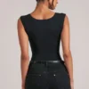 Body Ayla cu decolteu în formă de inimă, negru Body Ayla cu decolteu în formă de inimă, negru