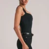 Body Ayla cu decolteu în formă de inimă, negru Body Ayla cu decolteu în formă de inimă, negru
