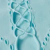 Body-ul de vară cu șnururi și gât halter, în albastru gheață Body-ul de vară cu șnururi și gât halter, în albastru gheață