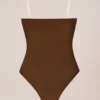 Body-ul fără bretele Intimates, culoare castan Body-ul fără bretele Intimates, culoare castan