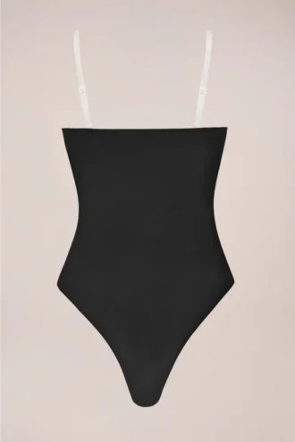 Body-ul fără bretele Intimates, negru