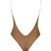 Body-ul tanga cu bretele invizibile din plasă moale, de la Intimates, în culoarea Almond Body-ul tanga cu bretele invizibile din plasă moale, de la Intimates, în culoarea Almond