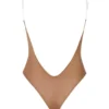 Body-ul tanga cu bretele invizibile din plasă moale Intimates, culoare miere Body-ul tanga cu bretele invizibile din plasă moale Intimates, culoare miere