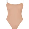 Body-ul tanga cu bretele invizibile din plasă moale Intimates, culoare piersică caldă Body-ul tanga cu bretele invizibile din plasă moale Intimates, culoare piersică caldă