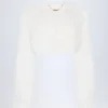 Bolero scurt din blană artificială Almerinda, alb Bolero scurt din blană artificială Almerinda, alb
