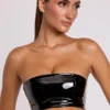 Braletă bandeau din vinil Jadis, negru Braletă bandeau din vinil Jadis, negru