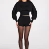 Cardigan cu mâneci lungi din tricot Anele, negru Cardigan cu mâneci lungi din tricot Anele, negru