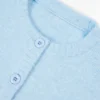 Cardigan scurt din tricot, albastru pudră Cardigan scurt din tricot, albastru pudră