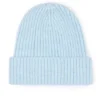 Căciulă din tricot cu nervuri, albastru pudră Căciulă din tricot cu nervuri, albastru pudră