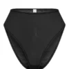 Chiloți cu talie înaltă din plasă moale Intimates, negri Chiloți cu talie înaltă din plasă moale Intimates, negri