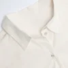 Cămașă oversized din poplin de bumbac Lerici, albă Cămașă oversized din poplin de bumbac Lerici, albă
