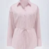 Cămașă oversized Lerici cu dungi roz Cămașă oversized Lerici cu dungi roz