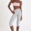 Colanți capri Soft Active în gri melanj Colanți capri Soft Active în gri melanj