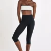 Colanți capri Soft Active în negru Colanți capri Soft Active în negru