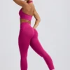 Colanți Define Luxe cu talie înaltă în culoarea Berry Colanți Define Luxe cu talie înaltă în culoarea Berry