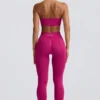 Colanți Define Luxe cu talie înaltă în culoarea Berry Colanți Define Luxe cu talie înaltă în culoarea Berry