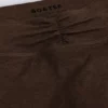 Colanți din jersey periat, cu talie medie și volane, în culoarea Pecan Marl Colanți din jersey periat, cu talie medie și volane, în culoarea Pecan Marl