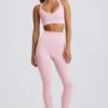 Colanți fără cusături Super Sculpt cu talie înaltă, în nuanța Powder Pink Colanți fără cusături Super Sculpt cu talie înaltă, în nuanța Powder Pink