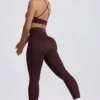 Colanți fără cusături Super Sculpt în culoarea ciocolată