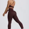 Colanți fără cusături Super Sculpt în culoarea ciocolată