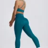 Colanți fără cusături Super Sculpt în culoarea Teal
