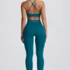 Colanți fără cusături Super Sculpt în culoarea Teal