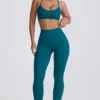 Colanți fără cusături Super Sculpt în culoarea Teal