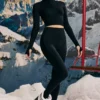 Colanți fără cusături Super Sculpt, negri Colanți fără cusături Super Sculpt, negri