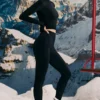 Colanți fără cusături Super Sculpt, negri Colanți fără cusături Super Sculpt, negri