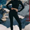 Colanți fără cusături Super Sculpt, negri Colanți fără cusături Super Sculpt, negri