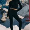 Colanți fără cusături Super Sculpt, negri Colanți fără cusături Super Sculpt, negri
