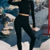 Colanți fără cusături Super Sculpt, negri Colanți fără cusături Super Sculpt, negri