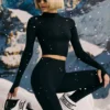 Colanți fără cusături Super Sculpt, negri Colanți fără cusături Super Sculpt, negri