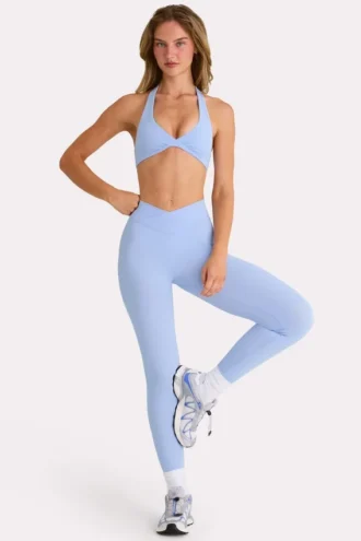 Colanți lungi Soft Active în culoarea Sky