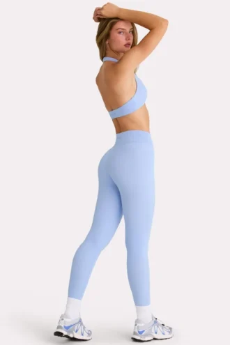 Colanți lungi Soft Active în culoarea Sky