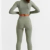 Colanți lungi Soft Active în culoarea verde bambus