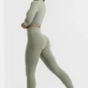 Colanți lungi Soft Active în culoarea verde bambus