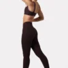 Colanți Soft Active cu drapaje, culoare Espresso Colanți Soft Active cu drapaje, culoare Espresso