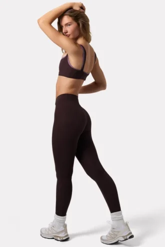 Colanți Soft Active cu drapaje, culoare Espresso