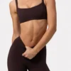 Colanți Soft Active cu drapaje, culoare Espresso Colanți Soft Active cu drapaje, culoare Espresso