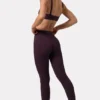 Colanți Soft Active cu volane în culoarea Plum
