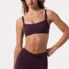 Colanți Soft Active cu volane în culoarea Plum