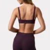 Colanți Soft Active cu volane în culoarea Plum