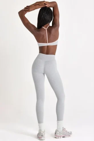 Colanți Soft Active în culoarea gri melanj