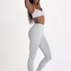 Colanți Soft Active în culoarea gri melanj